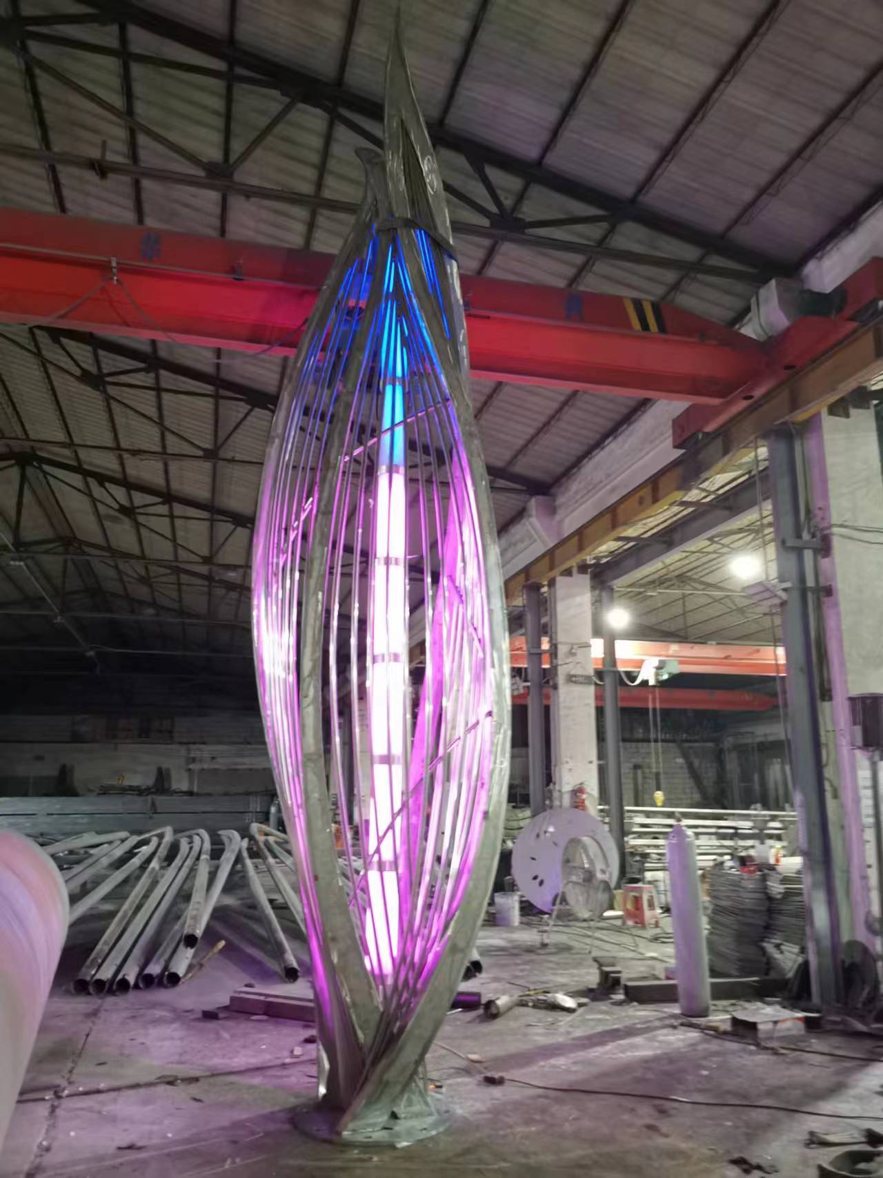 城市地標燈之大白鷺